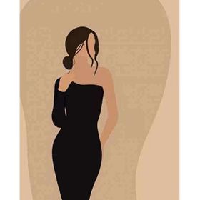 Canvas Hobby Canvas Kadının Esareti 4 40 x 50 cm Kasnaklı Sayılarla Boyama Seti