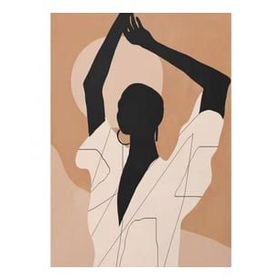 Canvas Hobby Canvas Kadının Esareti 40 x 50 cm Kasnaklı Sayılarla Boyama Seti