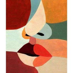 Canvas Hobby Canvas Kadının Esareti 5 50x65 cm Rulo Sayılarla Boyama 1 Seti