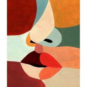Canvas Hobby Canvas Kadının Esareti 5 60 x 75 cm Kasnaklı Sayılarla Boyama Seti