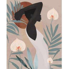 Canvas Hobby Canvas Kadının Esareti 5 60 x 75 cm Kasnaklı Sayılarla Boyama Seti