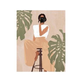 Canvas Hobby Canvas Kadının Esareti 70 x 90 cm Kasnaklı Sayılarla Boyama Seti
