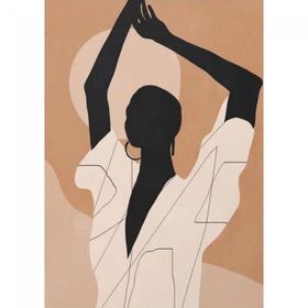 Canvas Hobby Canvas Kadının Esareti 70 x 90 cm Kasnaklı Sayılarla Boyama Seti