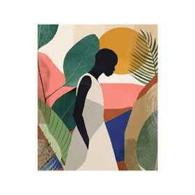 Canvas Hobby Canvas Kadının Esareti 8 40 x 50 cm Kasnaklı Sayılarla Boyama Seti