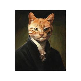 Canvas Hobby Canvas Kedinin Asilliği 50x65 cm Rulo Sayılarla Boyama Seti