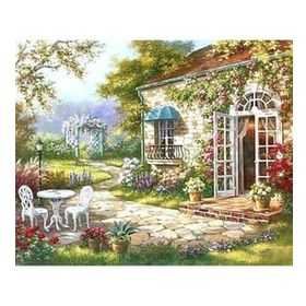 Canvas Hobby Canvas Keyif Bahçesi 50x65 cm Rulo Boyama Seti