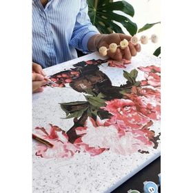 Canvas Hobby Canvas Kurt 40 x 50 cm Kasnaklı Sayılarla Boyama Seti