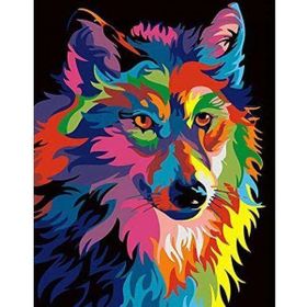 Canvas Hobby Canvas Kurt 70 x 90 cm Kasnaklı Sayılarla Boyama Seti