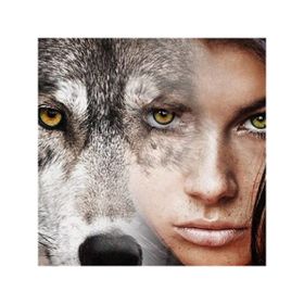 Canvas Hobby Canvas Kurt Kadın 90 x 110 cm Kasnaklı Sayılarla Boyama Seti