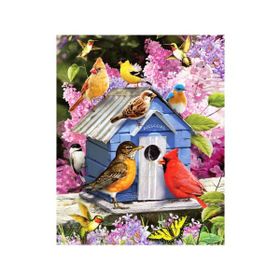 Canvas Hobby Canvas Kuşların Evi 50x65 cm Rulo Sayılarla Boyama Seti