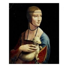 Canvas Hobby Canvas Leonardo da Vinci Eserleri 50 x 65 cm Kasnaklı Sayılarla Boyama Seti