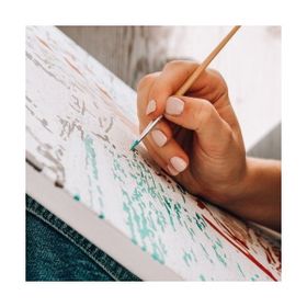 Canvas Hobby Canvas Lezzetli Ahududu Sepeti 70 x 90 cm Kasnaklı Sayılarla Boyama Seti