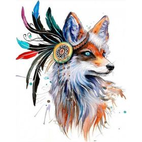 Canvas Hobby Canvas Lider Tilki 70 x 90 cm Kasnaklı Sayılarla Boyama Seti