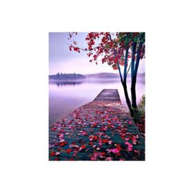 Canvas Hobby Canvas Manzara İskelesi 40 x 50 cm Kasnaklı Sayılarla Boyama Seti