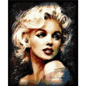 Canvas Hobby Canvas Marilyn Monroe 40 x 50 cm Kasnaklı Sayılarla Boyama Seti