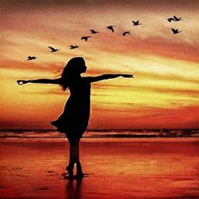 Canvas Hobby Canvas Martılarla Dans 70 x 90 cm Kasnaklı Sayılarla Boyama Seti