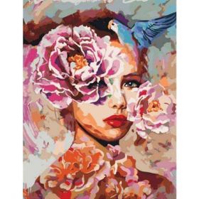Canvas Hobby Canvas Masal Güzeli 50 x 65 cm Kasnaklı Sayılarla Boyama Seti