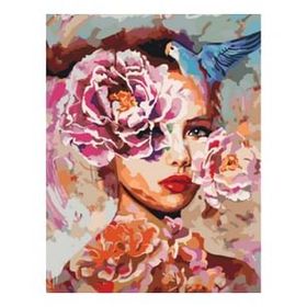 Canvas Hobby Canvas Masal Güzeli 50 x 65 cm Kasnaklı Sayılarla Boyama Seti
