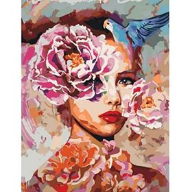 Canvas Hobby Canvas Masal Güzeli 70 x 90 cm Kasnaklı Sayılarla Boyama Seti