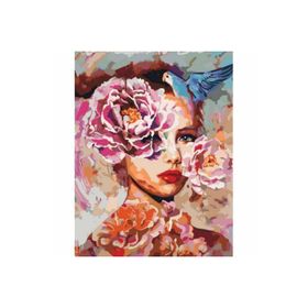 Canvas Hobby Canvas Masal Güzeli 90 x 110 cm Kasnaklı Sayılarla Boyama Seti