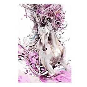 Canvas Hobby Canvas Masal ve At 70 x 90 cm Kasnaklı Sayılarla Boyama Seti