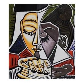Canvas Hobby Canvas Masum Kadın 70 x 90 cm Kasnaklı Sayılarla Boyama Seti