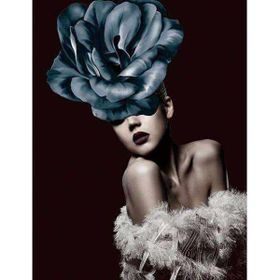Canvas Hobby Canvas Mavi Cazibe Renkli 90 x 110 cm Kasnaklı Sayılarla Boyama Seti