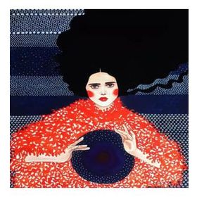 Canvas Hobby Canvas Modern Kadın 2 70 x 90 cm Kasnaklı Sayılarla Boyama Seti