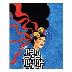Canvas Hobby Canvas Modern Kadın 70 x 90 cm Kasnaklı Sayılarla Boyama Seti