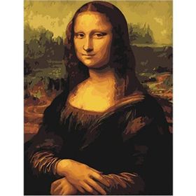 Canvas Hobby Canvas Monalisa 70 x 90 cm Kasnaklı Sayılarla Boyama Seti