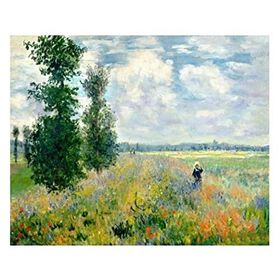 Canvas Hobby Canvas Monet Haşhaş Bahçesi 40 x 50 cm Kasnaklı Sayılarla Boyama Seti