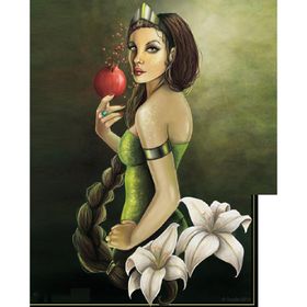 Canvas Hobby Canvas Nar Tanesi 70 x 90 cm Kasnaklı Sayılarla Boyama Seti