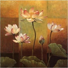 Canvas Hobby Canvas Narin Çiçekler 50 x 65 cm Kasnaklı Sayılarla Boyama Seti
