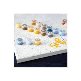 Canvas Hobby Canvas Narin Çiçekler 50 x 65 cm Kasnaklı Sayılarla Boyama Seti