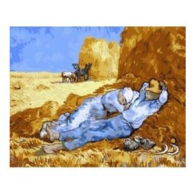 Canvas Hobby Canvas Öğle Uykusu 60 x 75 cm Kasnaklı Sayılarla Boyama Seti