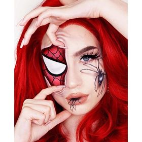 Canvas Hobby Canvas Örümcek Kadın Gözü 70 x 90 cm Kasnaklı Sayılarla Boyama Seti