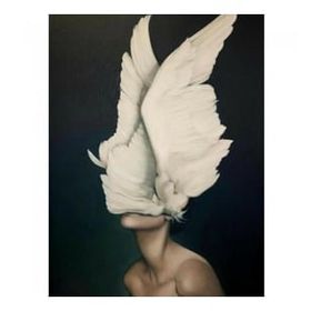 Canvas Hobby Canvas Özgür Ruhlu 2 50 x 65 cm Kasnaklı Sayılarla Boyama Seti