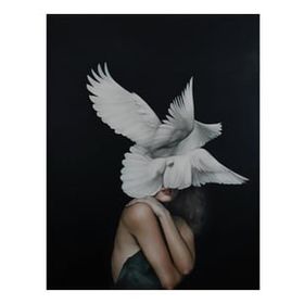 Canvas Hobby Canvas Özgür Ruhlu Kadın 50 x 65 cm Kasnaklı Sayılarla Boyama Seti