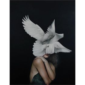 Canvas Hobby Canvas Özgür Ruhlu Kadın 70 x 90 cm Kasnaklı Sayılarla Boyama Seti