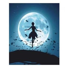 Canvas Hobby Canvas Peri Masalı 60 x 75 cm Kasnaklı Sayılarla Boyama Seti