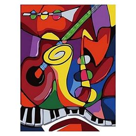 Canvas Hobby Canvas Picasso 60 x 75 cm Kasnaklı Sayılarla Boyama Seti