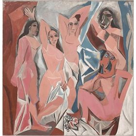 Canvas Hobby Canvas Picasso Avignonlu Kızlar 70 x 90 cm Kasnaklı Sayılarla Boyama Seti