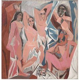 Canvas Hobby Canvas Picasso Avignonlu Kızlar 70 x 90 cm Kasnaklı Sayılarla Boyama Seti
