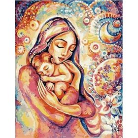 Canvas Hobby Canvas Sonsuz Sevgi 90 x 110 cm Rulo Sayılarla Boyama Seti