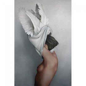 Canvas Hobby Canvas Soyunmak 90 x 110 cm Kasnaklı Sayılarla Boyama Seti