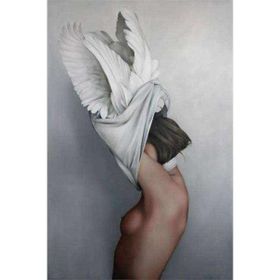 Canvas Hobby Canvas Soyunmak 90 x 110 cm Kasnaklı Sayılarla Boyama Seti