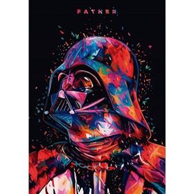 Canvas Hobby Canvas Starwars Darth Vader 90 x 110 cm Kasnaklı Sayılarla Boyama Seti