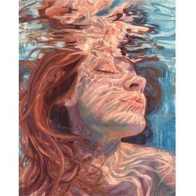 Canvas Hobby Canvas Su ve Düş 90 x 110 cm Kasnaklı Sayılarla Boyama Seti