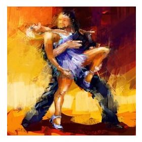 Canvas Hobby Canvas Tango 40x50 cm Kasnaklı Sayılarla Boyama Seti