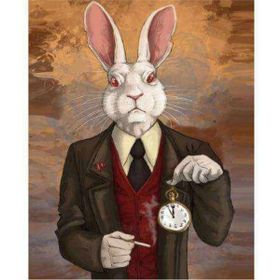 Canvas Hobby Canvas Tavşanın Zerafeti 40x50 cm Kasnaklı Sayılarla Boyama Seti